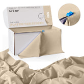 54 In. x 300 Ft. Cut To Size Table Roll  | Ivory | Case of 4